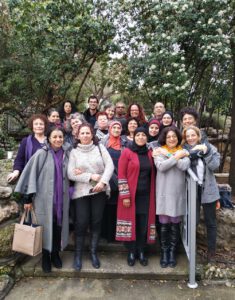 group of people taking a picture