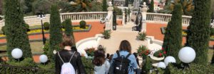 Student group visiting Haifa