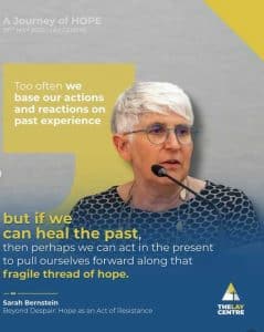 Beyond Despair: Hope as an Act of Resistance | Dr. Sarah Bernstein | May 27 2025 | The Lay Center