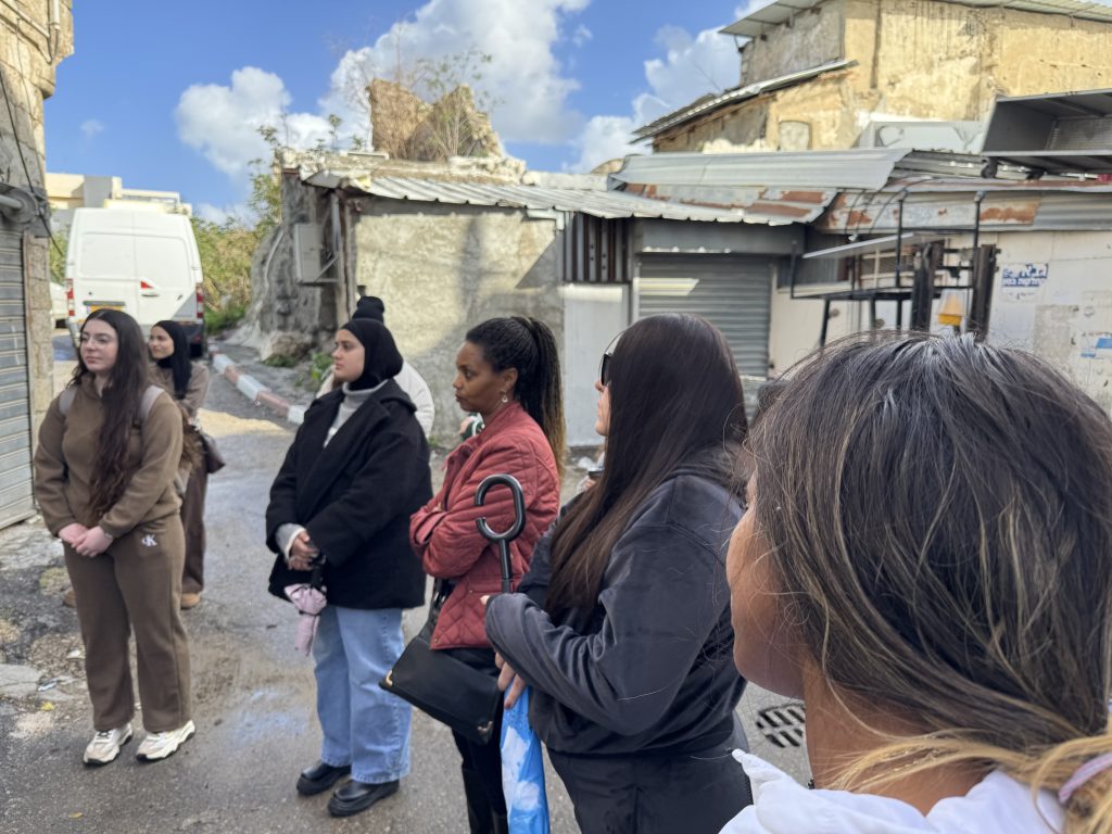 The women group in the open house during the tour