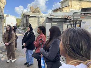 The women group in the open house during the tour